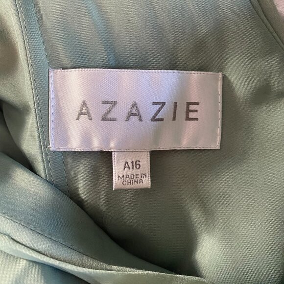 Azazie Julianna Dress Matcha Green A16 - Picture 7 of 7